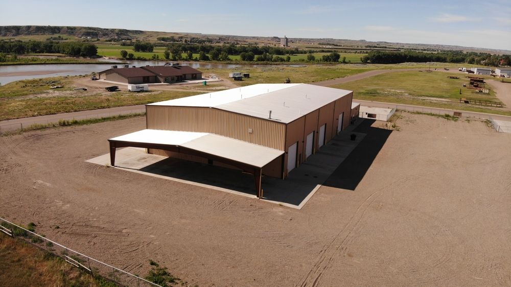 Functional +/-18,000+ SQ FT Shop on 3.11 Acres in Glendive, MT: 123 W Oregon Ln, Glendive, MT 59330